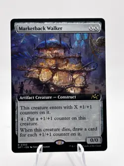 Marketback Walker 0393 Extended Art Aetherdrift DFT MTG NM - Image 1