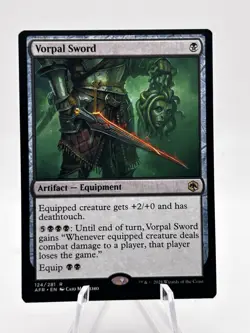 Vorpal Sword 124/281 Adventures in the Forgotten AFR MTG NM - Image 1