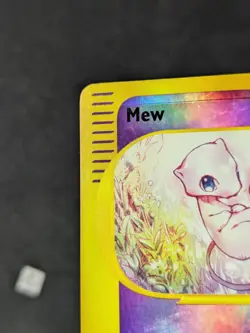 Mew 55/165 - Expedition Base Set Reverse Holo Rare Pokemon TCG MP Print Line - Image 10