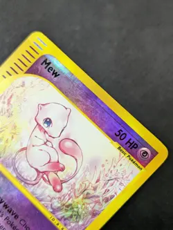 Mew 55/165 - Expedition Base Set Reverse Holo Rare Pokemon TCG MP Print Line - Image 11