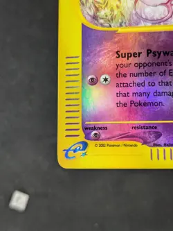 Mew 55/165 - Expedition Base Set Reverse Holo Rare Pokemon TCG MP Print Line - Image 9