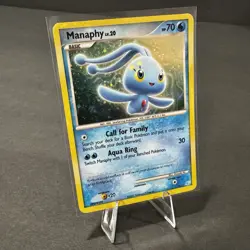 Manaphy 4/12 DP Trainer Kit Holo Pokemon Card LP - Image 1