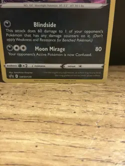 Pokemon Card - Umbreon SWSH129 Promo Card Cosmos Holo Evolving Skies Promo - Image 3