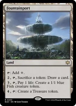 NM  Fountainport, MTG, Bloomburrow, Magic the Gathering, 253 - Image 1