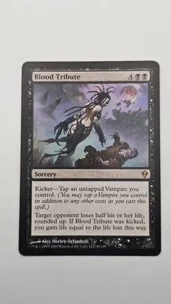 MP 1x Blood Tribute - Zendikar - MTG - Image 1