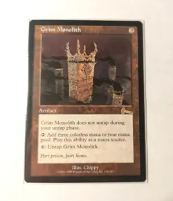 Near Mint Grim Monolith - MTG - Urza's Legacy Regular 126/143 - Image 1