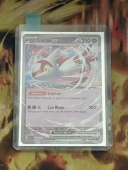 PokÃ©mon TCG Latias EX Surging Sparks Scarlet & Violet Double Rare Card 76/191 NM - Image 4
