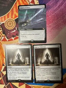 Blade of Selves (Extended Art) + 2x Idol Of Oblivion â€¢ Mtg (873) - Image 2