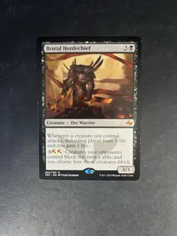 Brutal Hordechief Fate Reforged Regular LP Black MTG - Image 1