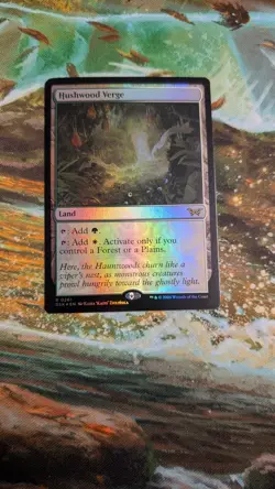 MTG Hushwood Verge R 0261 FOIL Rare Land Duskmourn DSK NM - Image 1