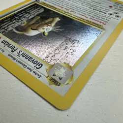 Giovanni's Persian 8/132 Gym Challenge Holo Pokemon TCG NM - Image 4
