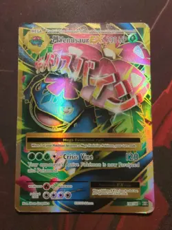 Pokemon 2016 XY Evolutions #100/108 Mega M Venusaur EX Full Art Ultra Rare - Image 1