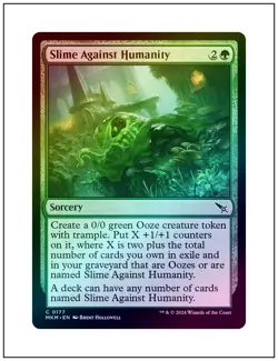 1x Slime Against Humanity, Foil, Magic MTG NM - Image 1