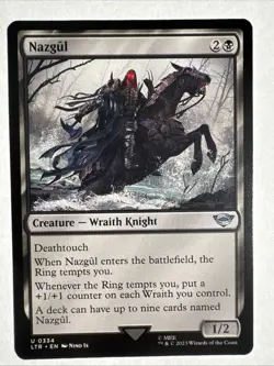 MTG Nazgul (0334) *Non-Foil* Base Lord of the Rings LOTR MT/NM Combined Shipping - Image 1