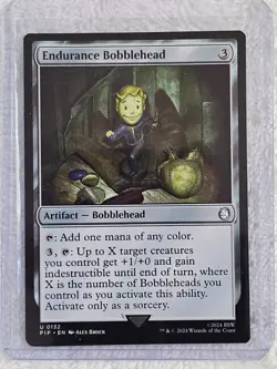 MTG Endurance Bobblehead #132 Universes Beyond: Fallout Magic Card U NM - Image 11