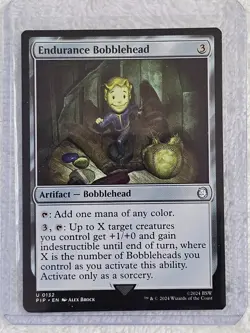 MTG Endurance Bobblehead #132 Universes Beyond: Fallout Magic Card U NM - Image 4