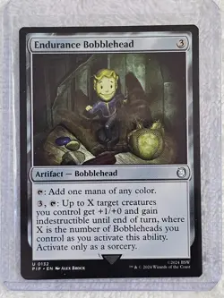 MTG Endurance Bobblehead #132 Universes Beyond: Fallout Magic Card U NM - Image 5