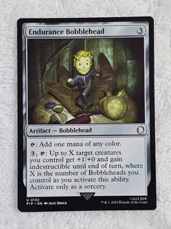 MTG Endurance Bobblehead #132 Universes Beyond: Fallout Magic Card U NM - Image 8