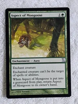 MTG Aspect of Mongoose #191 Time Spiral 2006 Magic Gathering Card U NM - Image 1