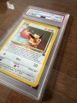 2000 PokÃ©mon Eevee #11 Black Star Promo Holo Pokemon - PSA 8 NM - MT - Image 3