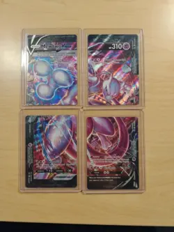 Mewtwo V-Union SWSH159 SWSH160 SWSH161 SWSH162 Sword & Shield Promo Pokemon TCG  - Image 1
