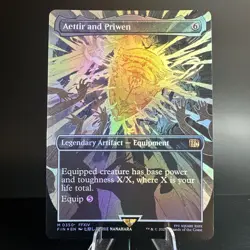 Aettir and Priwen Borderless Foil 0350 MTG Final Fantasy - Image 1