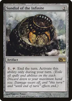 Sundial of the Infinite 1x FOIL MtG FOIL Magic 2012 SP/NM - Image 2