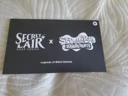 Spongebob Squarepants legends of bikini bottom Non-Foil secret lair mtg - Image 1