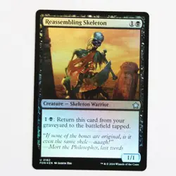 Reassembling Skeleton 182 - MTG - Foundations - NM Foil - Image 3