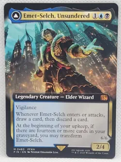 MTG / Final Fantasy - Emet-Selch, Unsundered English Extended Art Mythic 0483 - Image 1