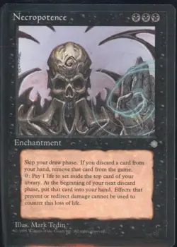 FR | LP-MP  | Necropotence | Ice Age | Rare | MTG Magic the Gathering - Image 1