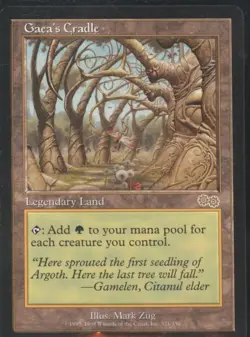 FR | LP- Gaea's Cradle - Urza's Saga Rare #321/335 MTG Magic The Gathering - Image 1