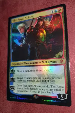 MTG *FOIL * Throne of Eldraine Mythic THE ROYAL SCIONS NM - Image 2