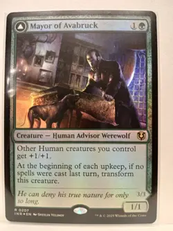 * MAYOR OF AVABRUCK * FOIL * INNISTRAD REMASTERED * NM * MTG * - Image 1