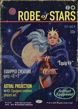 Robe of Stars X1 SHOWCASE FOIL -NM/M- Special Guests - Image 2