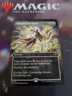 Mtg. Vanquish the Horde. Borderless. Innistrad Remastered. Pack Fresh - Image 1