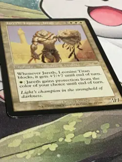 C4861 MAGIC MTG ONSLAUGHT JARETH, LEONINE TITAN #43 RARE MP - Image 14