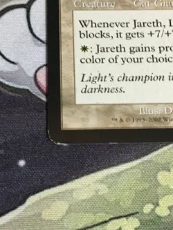 C4861 MAGIC MTG ONSLAUGHT JARETH, LEONINE TITAN #43 RARE MP - Image 4