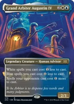 Grand Arbiter Augustin IV (Borderless) - Near Mint MTG Double Masters 2022 - Image 1
