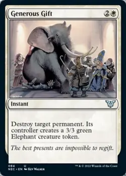 Generous Gift ~ Commander: Kamigawa: Neon Dynasty [ NM ] [ Magic MTG ] - Image 2