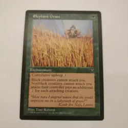 MTG: Elephant Grass -Visions - Excellent condition - Image 2