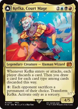 Near Mint, English - 1 x MTG Kefka, Court Mage Final Fantasy - Image 2