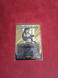 Tifa Lockhart Final Fantasy MTG Borderless Surge Foil Card 0214 - Image 3