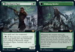 1x Howlpack Piper - Foil - Extended Art Light Play MTG Magic - Kid Icarus - - Image 2