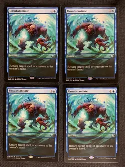 4x Unsubstantiate 079/205 Uncommon Eldritch  Magic Card MTG 2016 NonFoil - Image 1
