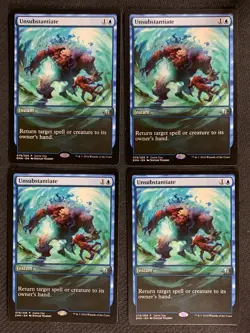 4x Unsubstantiate 079/205 Uncommon Eldritch  Magic Card MTG 2016 NonFoil - Image 3