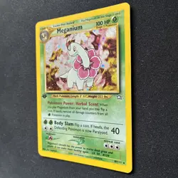 Pokemon TCG 2000 Neo Genesis Meganium 10/111 1st Edition Holo WOTC NM - Image 9