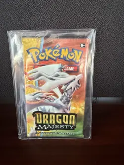 Pokémon TCG: Dragon Majesty x1 Booster Pack – Factory Sealed – Reshiram Artwork - Image 3
