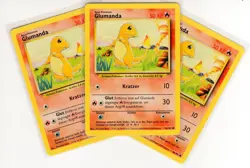 1x ~DE~ GERMAN Glumanda Charmander 46/102 Base Set Pokemon Card (C1) - Image 1