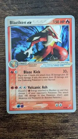 Blaziken ex 89/95 EX Team Rocket Returns Pokémon Card 2004 Non-Holo VG - Image 1